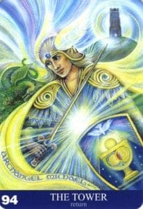 AURA SOMA ANGEL CARD THE TOWER