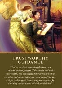 Angel message trustworthy guidance