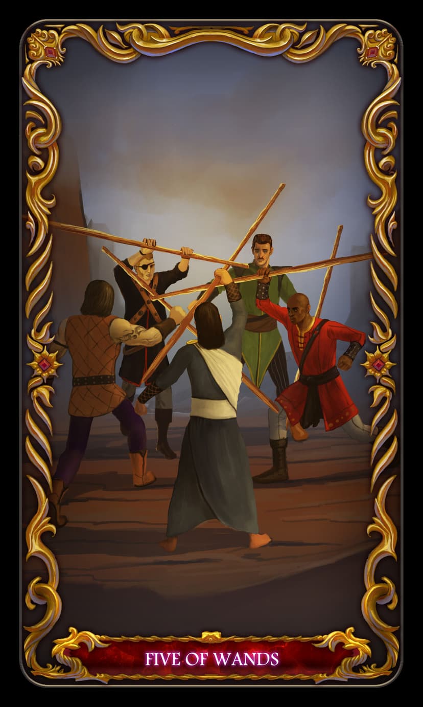 Five of Wands: Your In-Depth Guide to Competition and Minor Conflicts