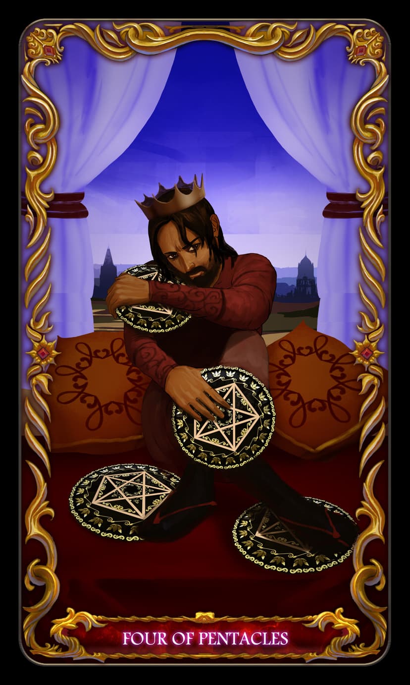 Four of Pentacles: Your In-Depth Guide to Security and Conservation