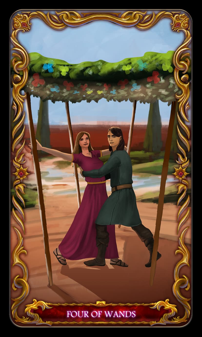 Four of Wands: Your In-Depth Guide to Celebration and Stability