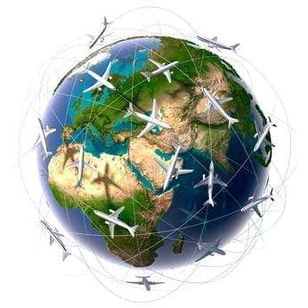 International air travel Numerology and Travel