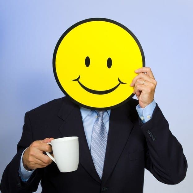 Smiley Face Man Reprogram Yourself for Happiness
