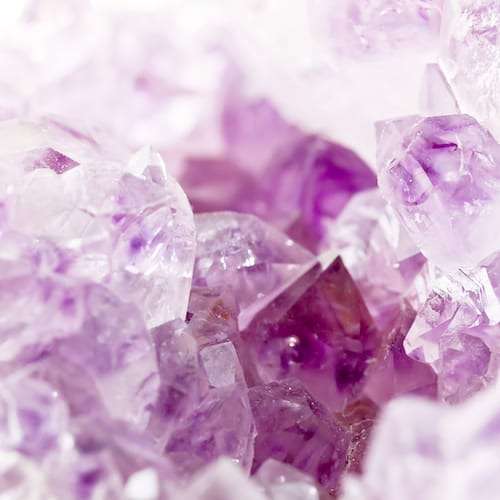 Purple amethyst crystals close-up Decipher Your Most Mysterious Personality Quirks With This Powerful Self-Profiling Kit (Part 3)