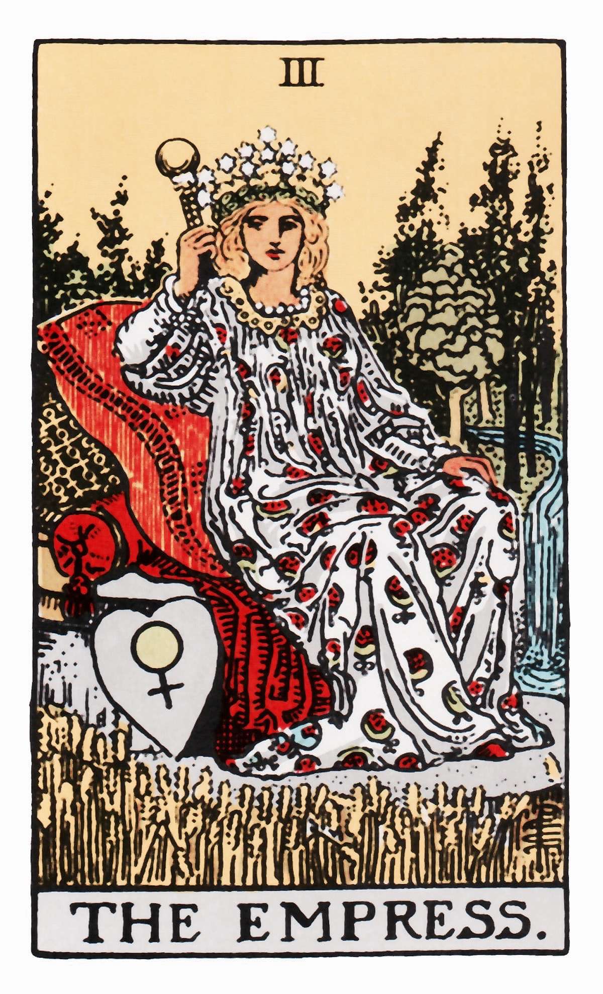 The-Empress-1 The Empress Tarot Birth Card (Rider-Waite Tarot Deck)