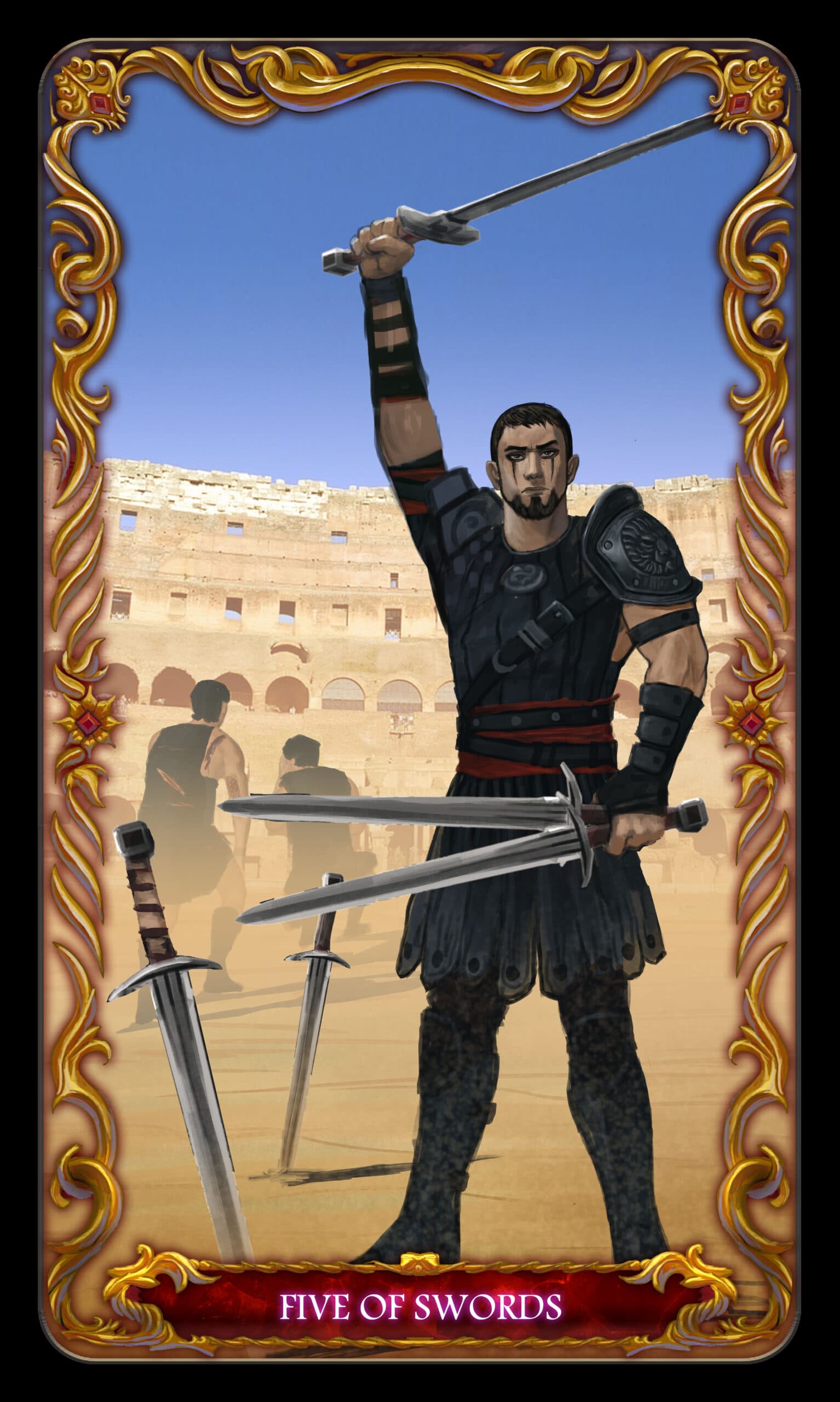 Five of Swords Five of Swords Tarot Card
