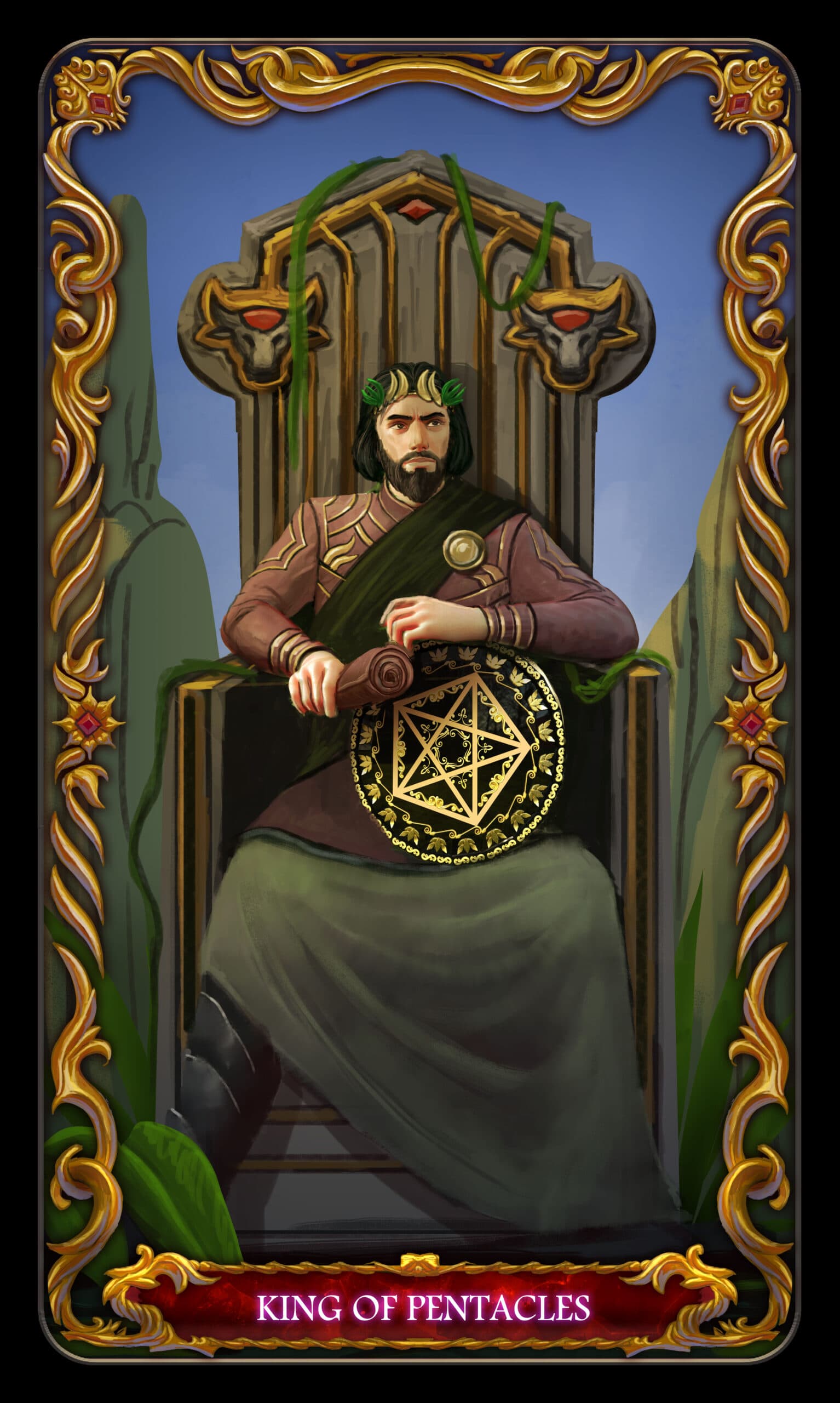 King of Pentacles King of Pentacles Tarot Card