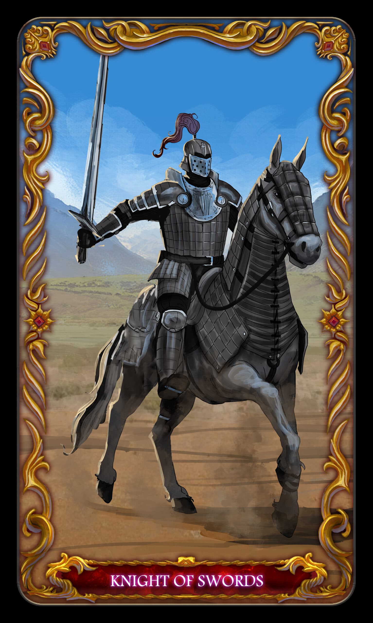 Knight of Swords Knight of Swords Tarot Card