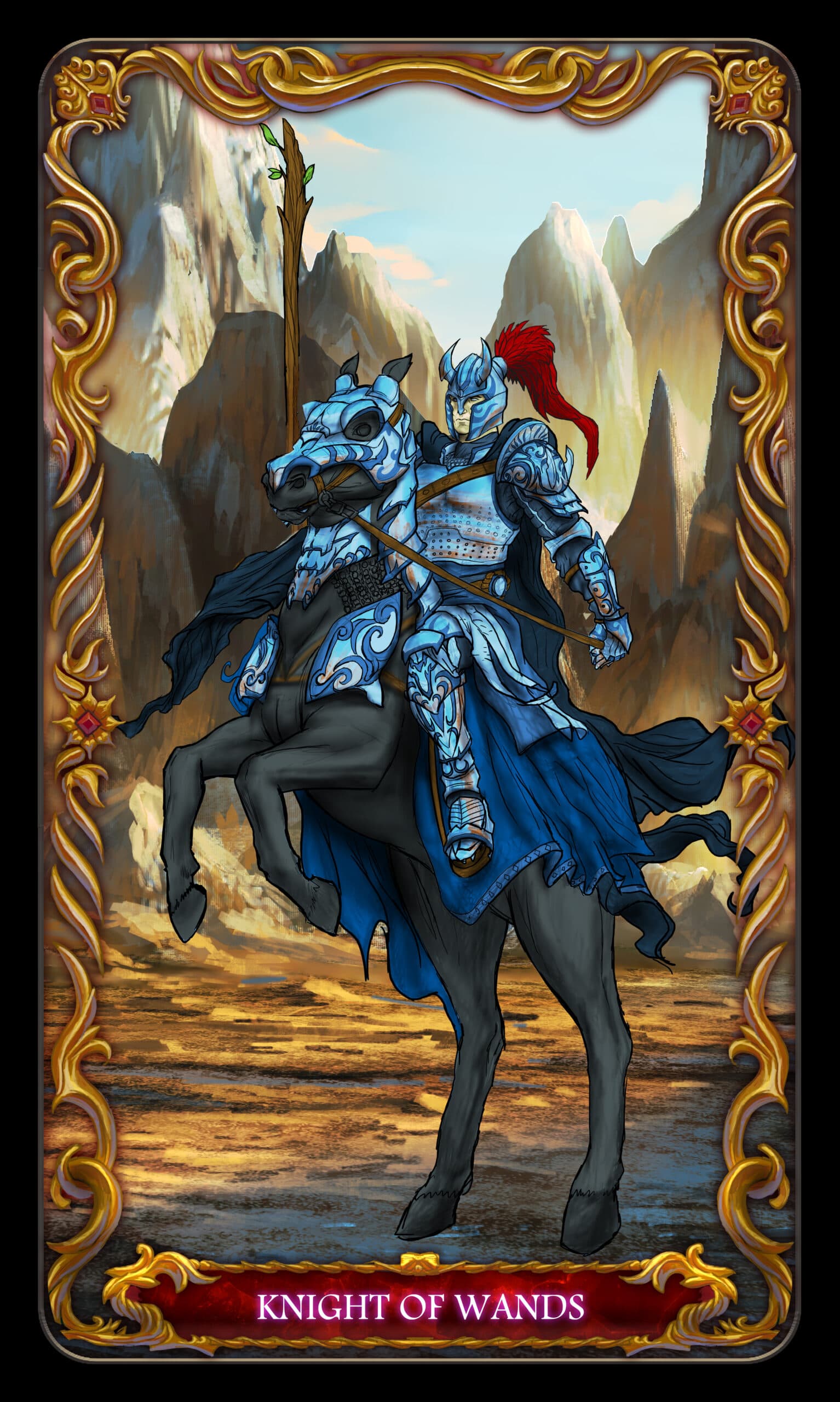 Knight of Wands Tarot Card Knight of Wands Tarot Card