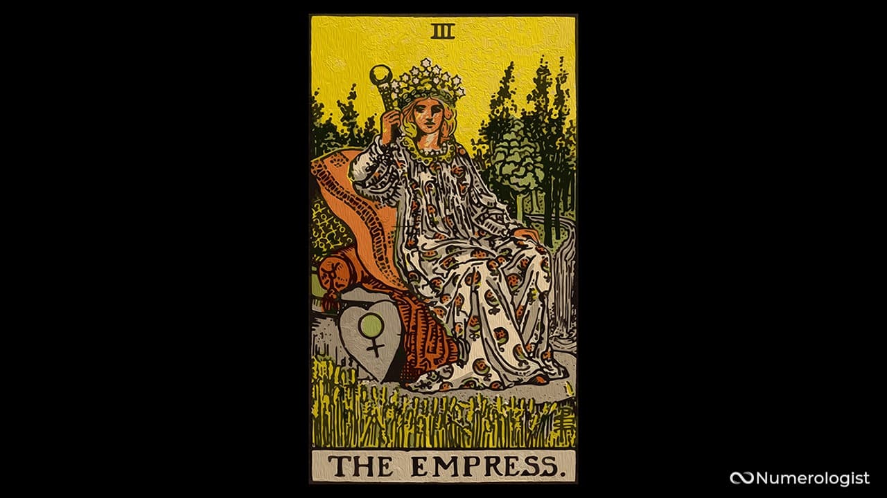 The Empress tarot card The Empress tarot card
