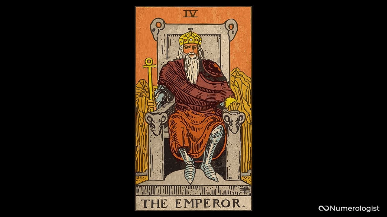 The Emperor tarot card The Emperor tarot card