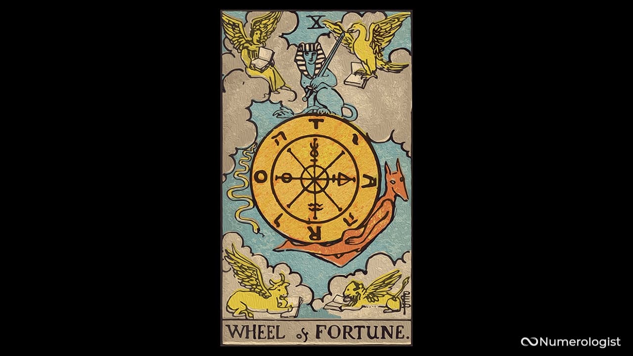 Wheel of Fortune tarot card Wheel of Fortune tarot card