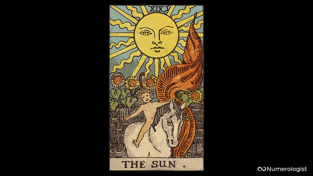 the Sun Tarot Card the Sun Tarot Card