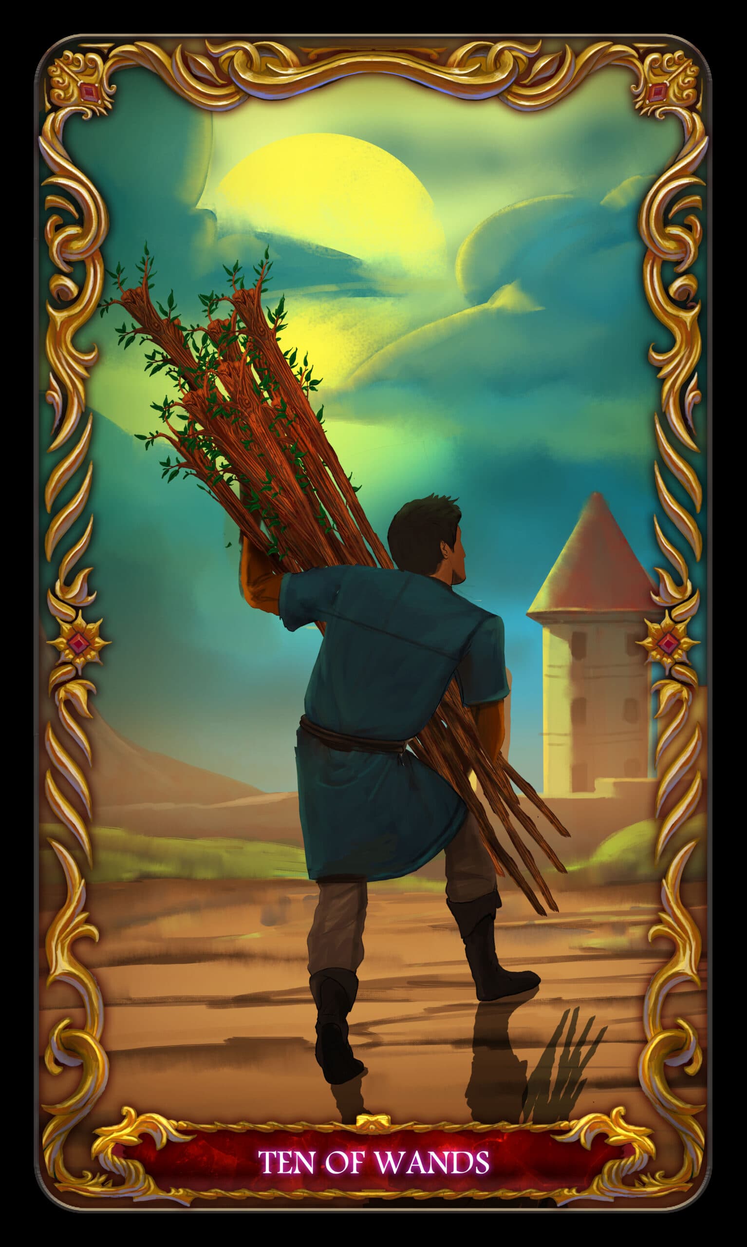Ten of Wands ten of wands