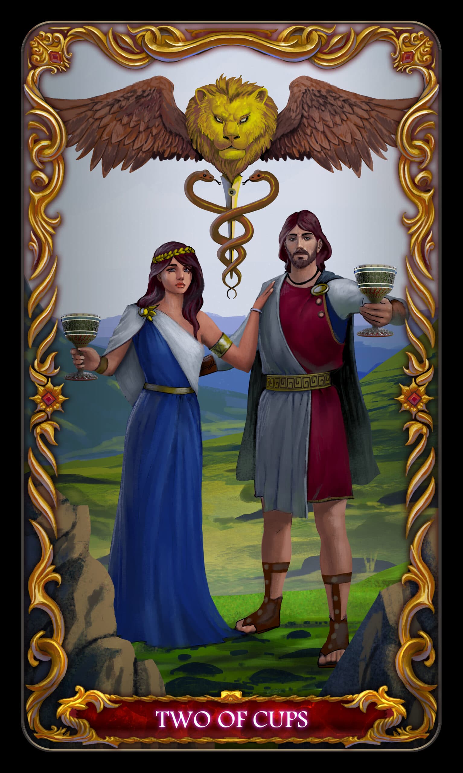 Two of Cups Tarot Card Two of Cups Tarot Card