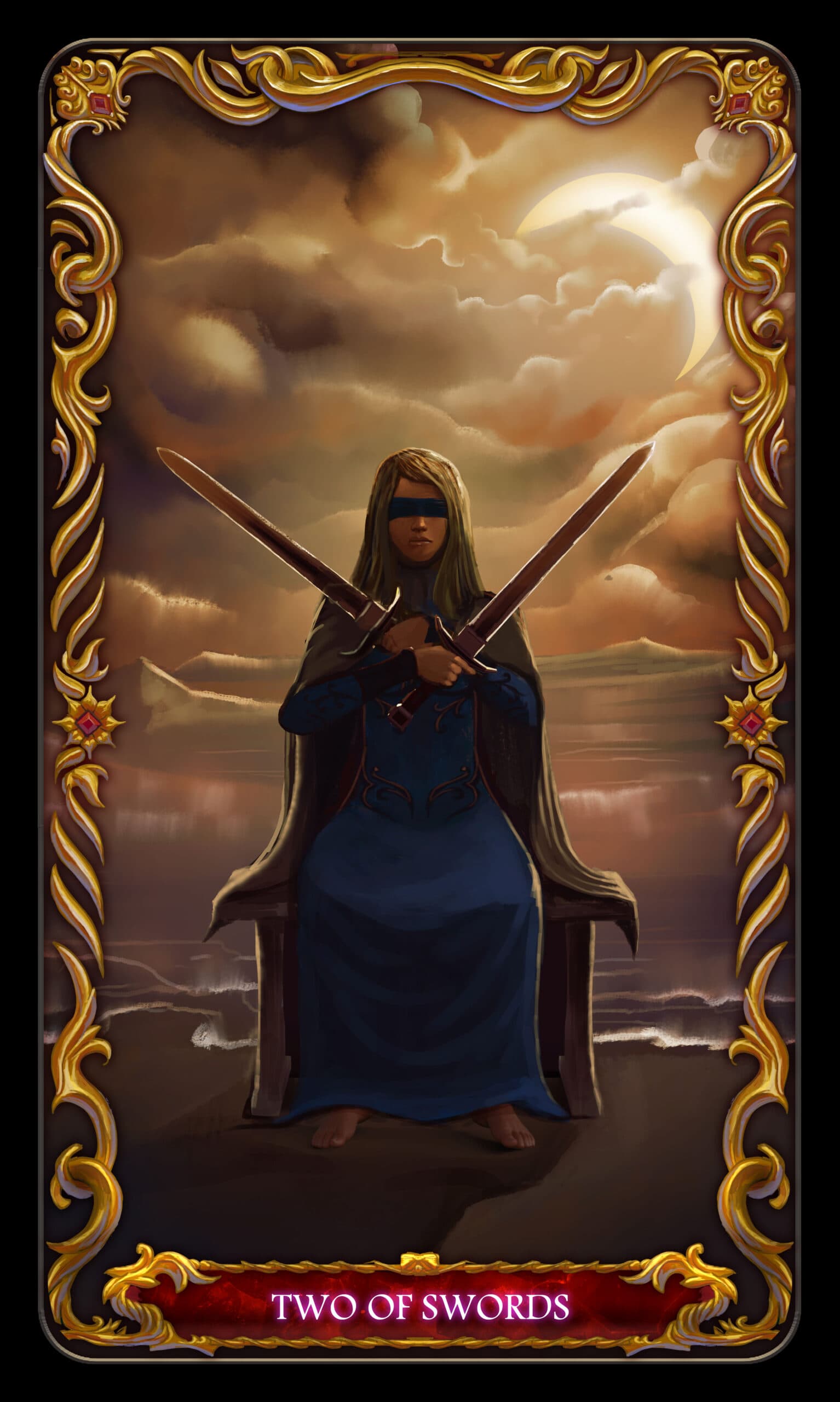Two of Swords Two of Swords Tarot Card