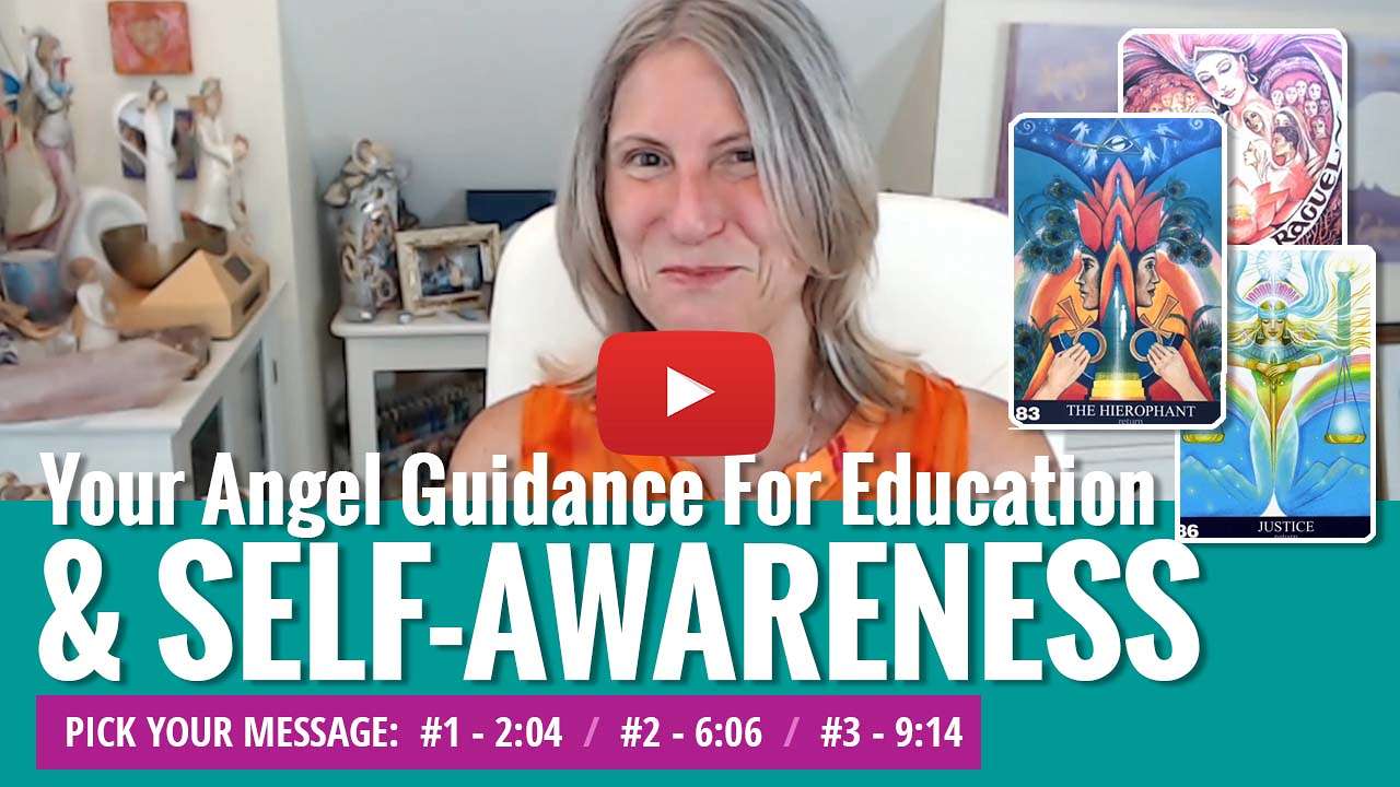 self-awareness youtube video thumbnail - angel messages for self awareness