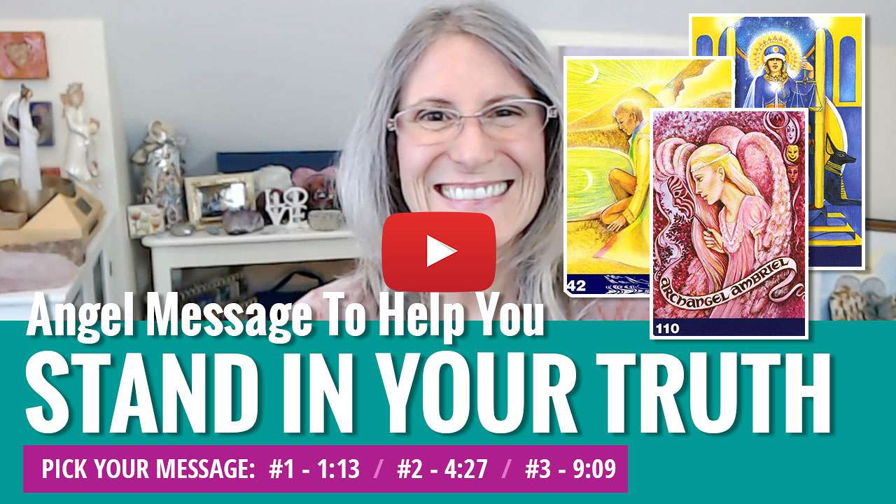 truth ANGEL MESSAGE STAND IN YOUR TRUTH YOU TUBE THUMBNAIL - ELIZABETH HARPER