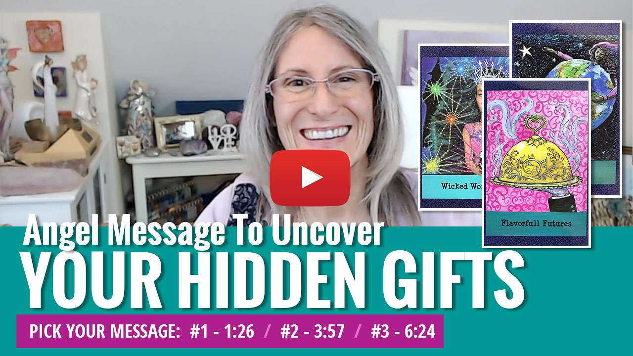 HIDDEN-GIFTS Angle messgae uncover your hidden gifts you tube thumbnail - Elizabeth Harper