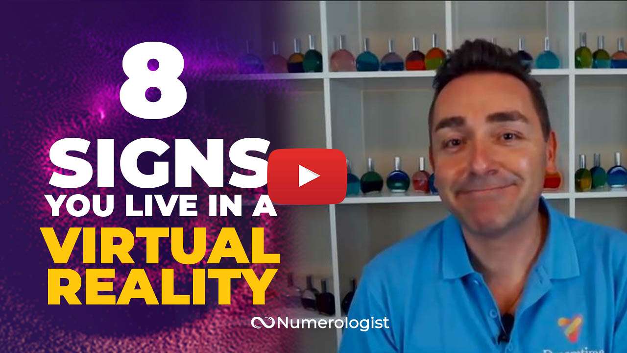 virtual-reality Signs we live in a Virtual Reality
