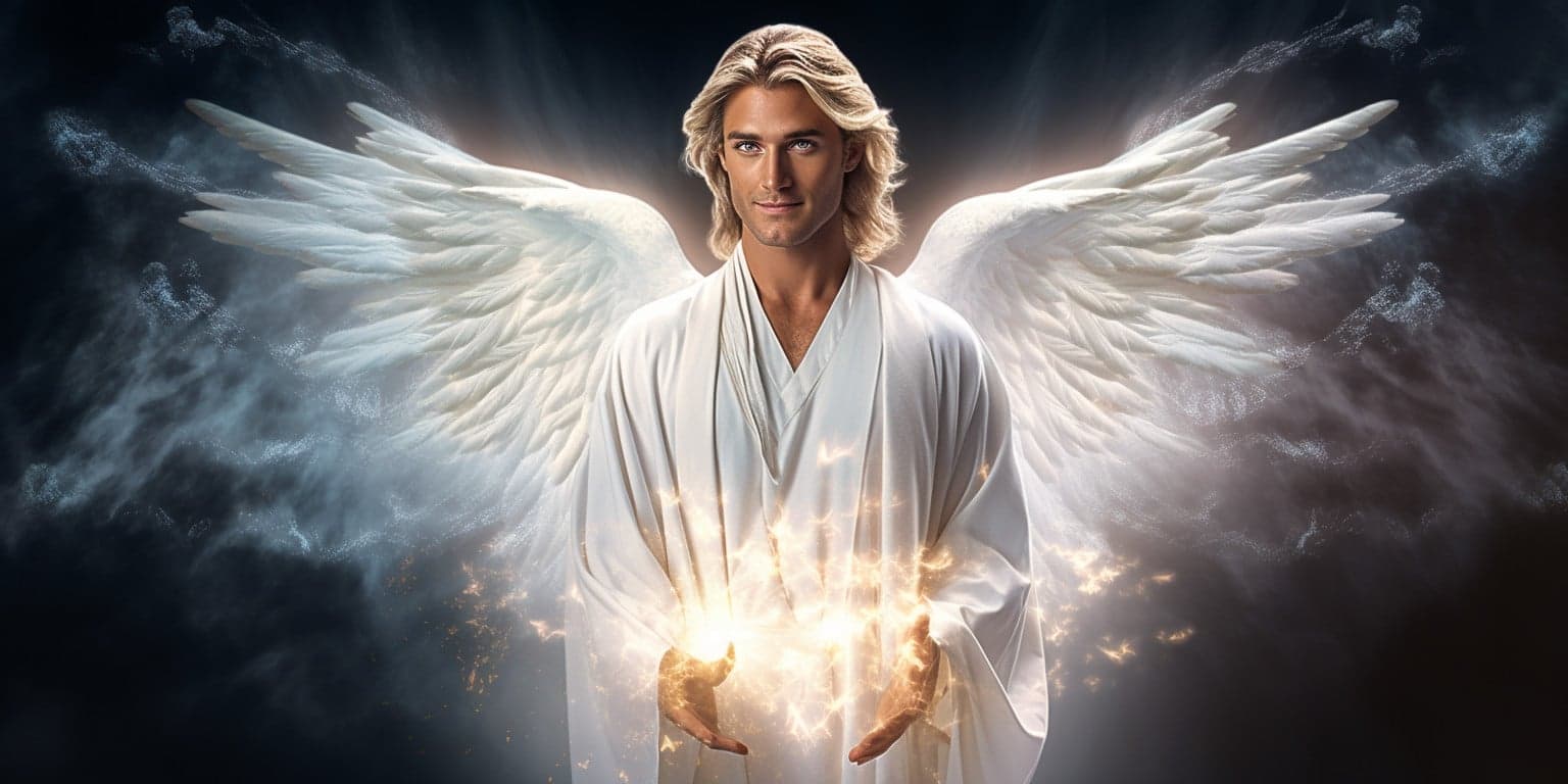 angel_a912-0557 Angel Number 9991 - Angel with long hair.