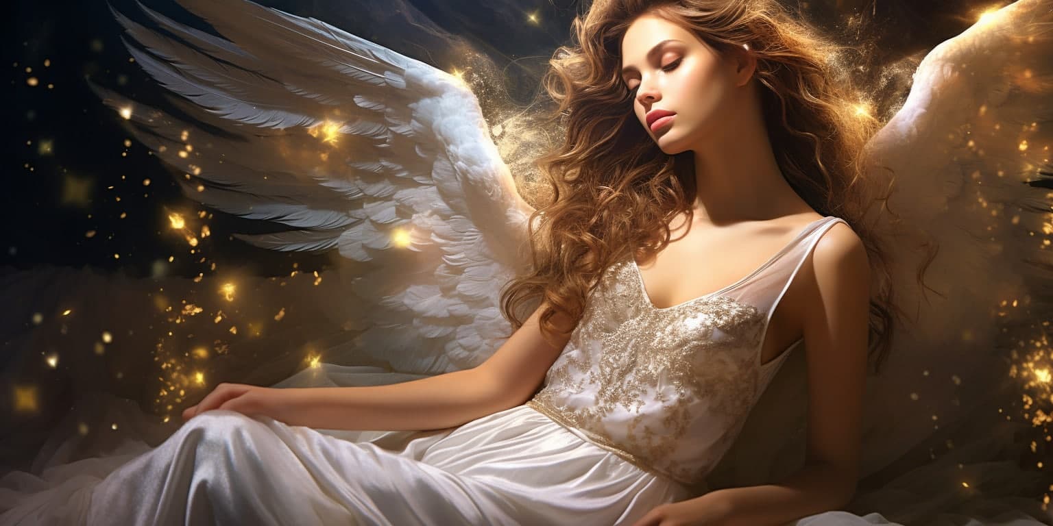 angel_a912-0558 Angel Number 9191 - Angel with long hair.