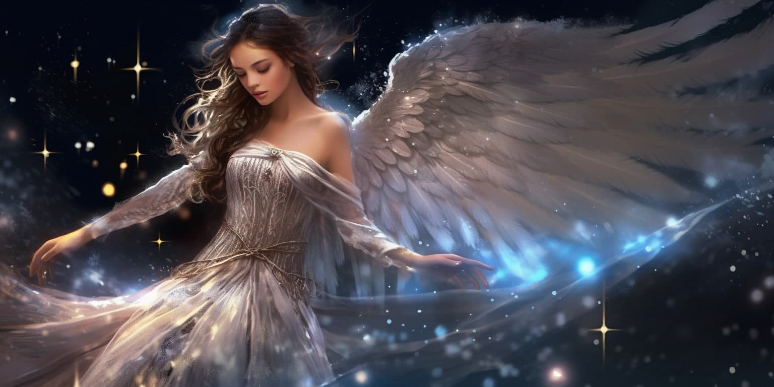 angel_a619-0497 Angel Number 2002 - Angel with long hair.