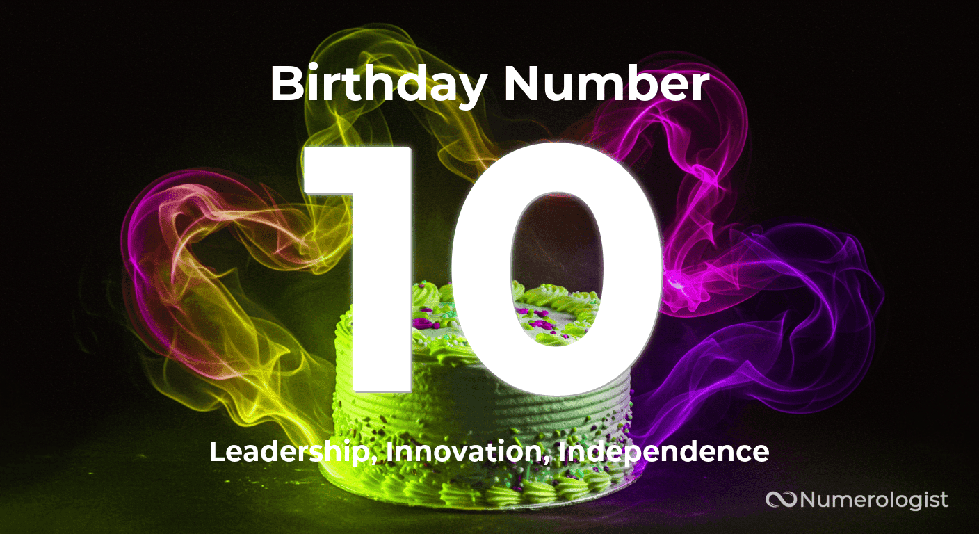 Birthday Number 10 Birthday Number 10