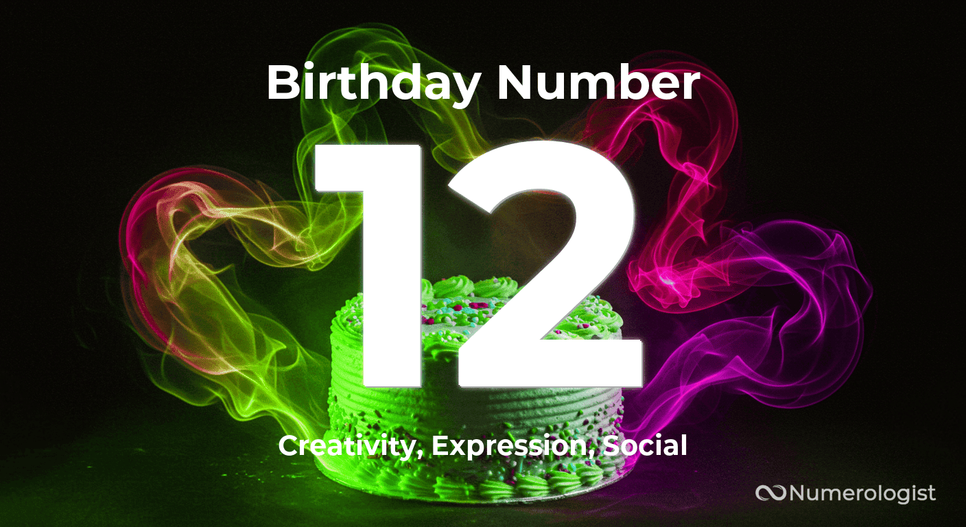 Birthday Number 12 Birthday Number 12