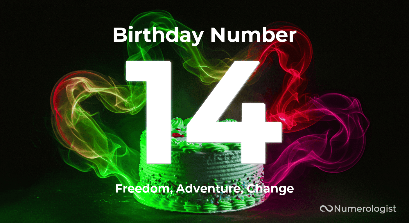 Birthday Number 14 Birthday Number 14