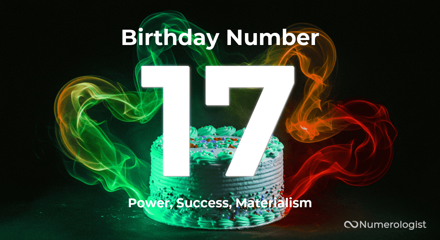 Birthday Number 17 Birthday Number 17
