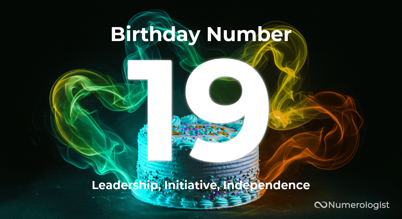 Birthday Number 19 Birthday Number 19