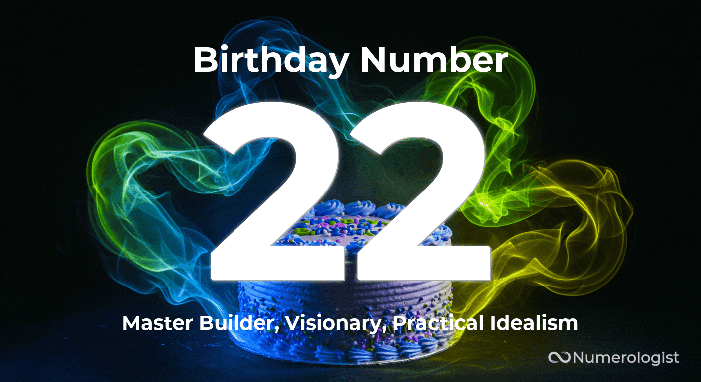 Birthday Number 22 Birthday Number 22