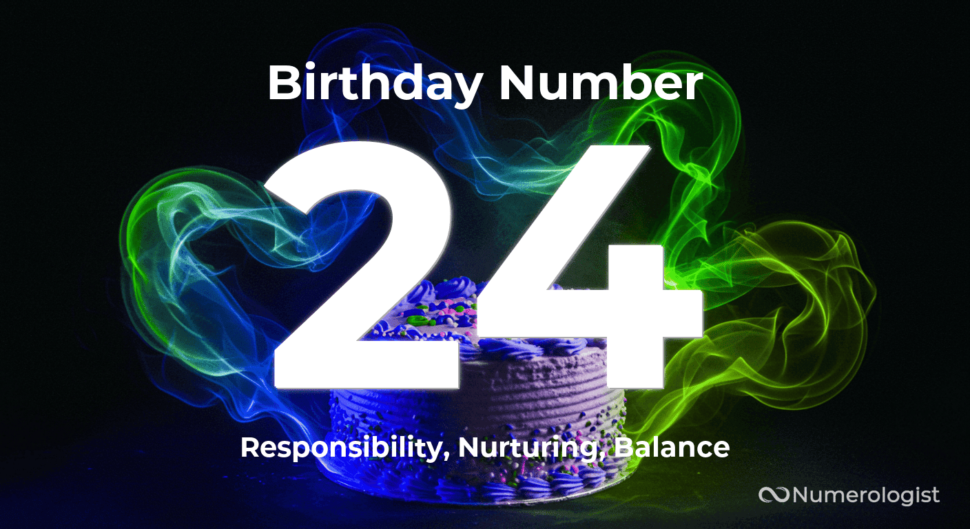 Birthday Number 24 Birthday Number 24