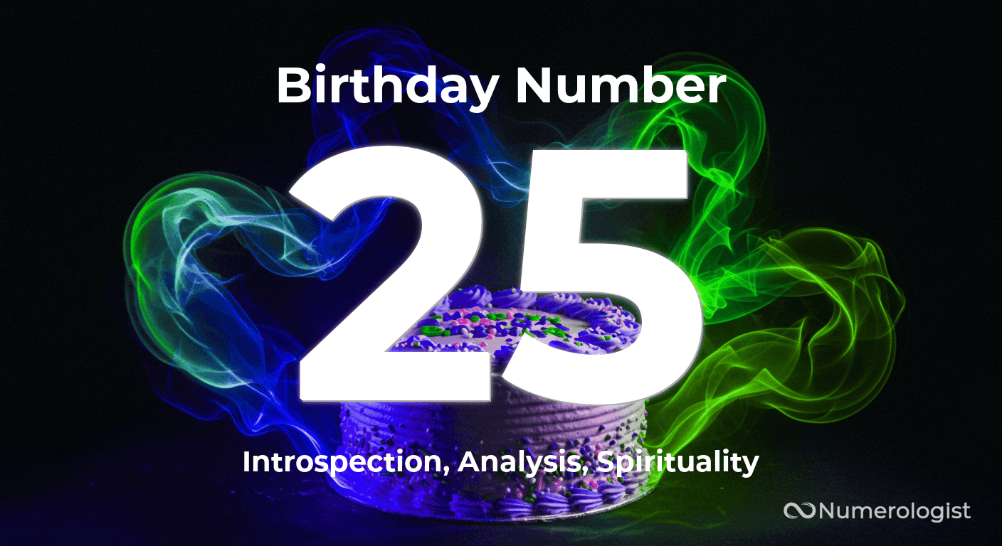Birthday Number 25 Birthday Number 25