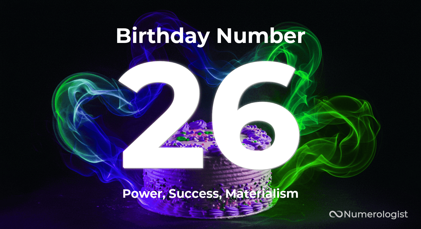 Birthday Number 26 Birthday Number 26