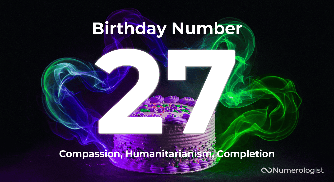 Birthday Number 27 Birthday Number 27