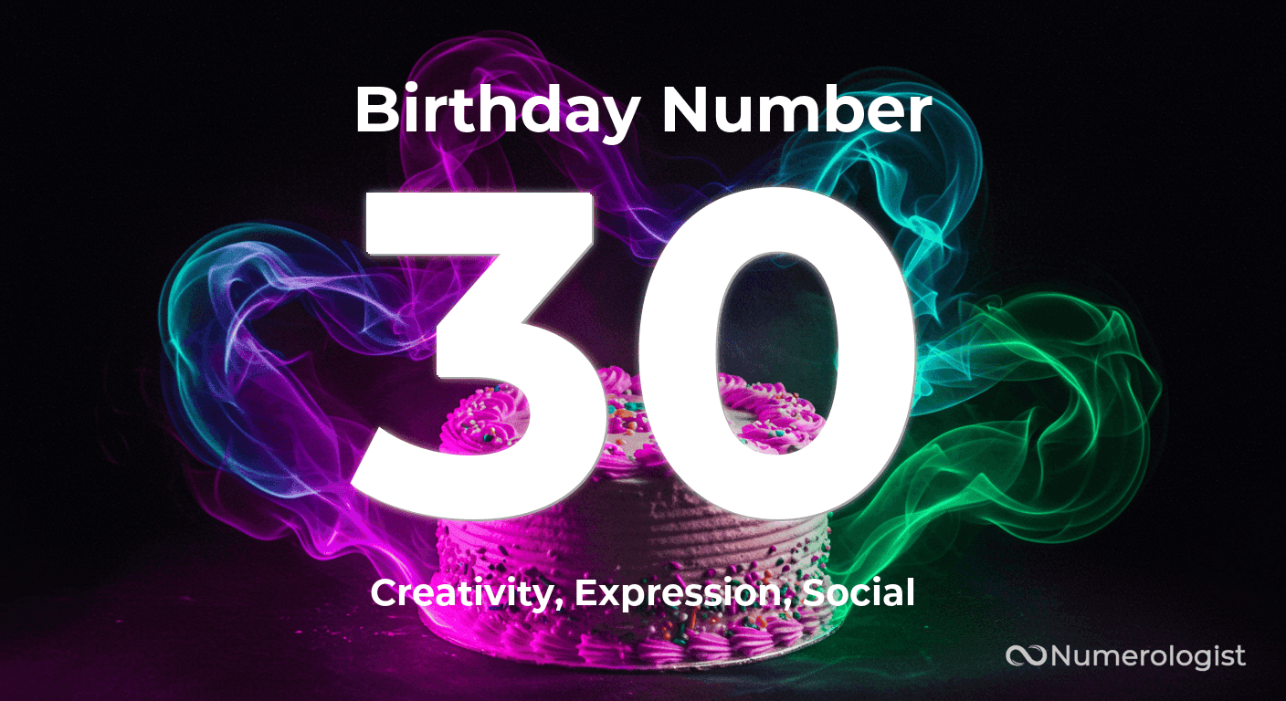 Birthday Number 30 Birthday Number 30