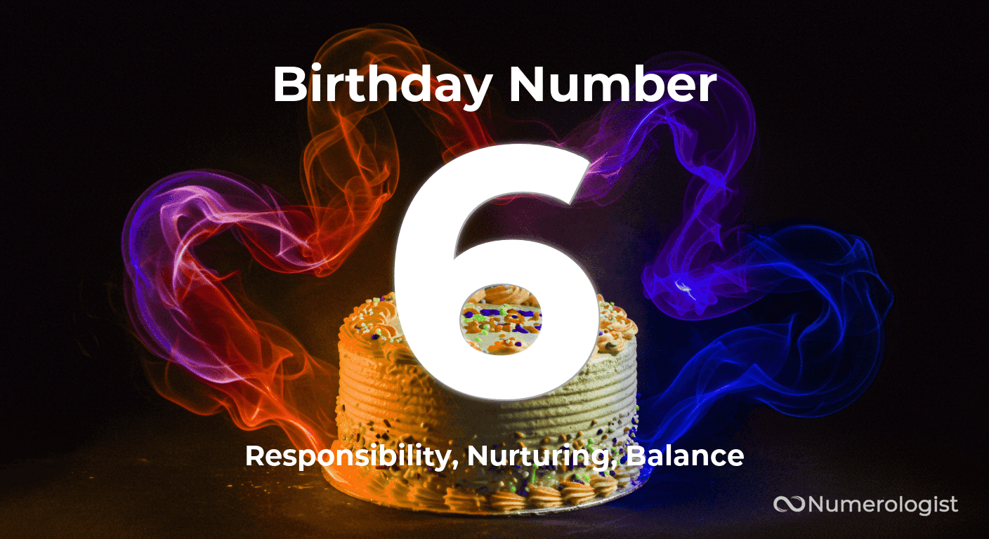 Birthday Number 6 Birthday Number 6
