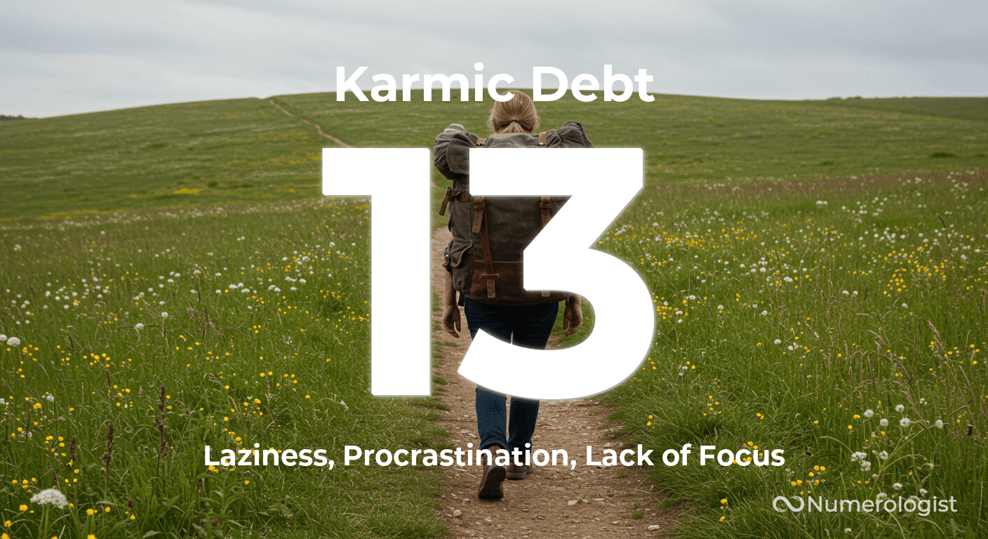 Karmic Debt Number 13 Karmic Debt Number 13