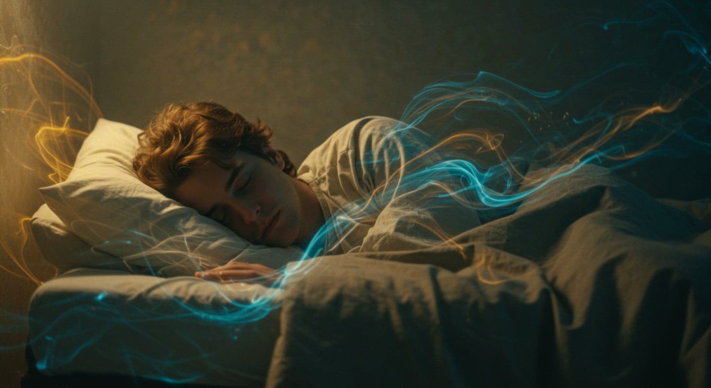 man asleep dream loop man asleep dream loop