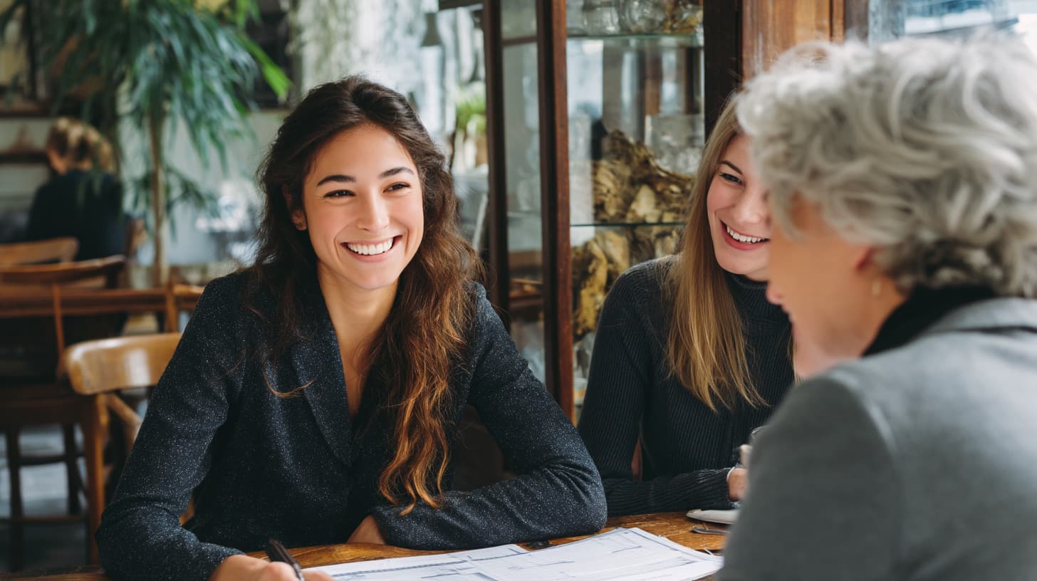 professional numerologist sitting with clients professional numerologist sitting with clients