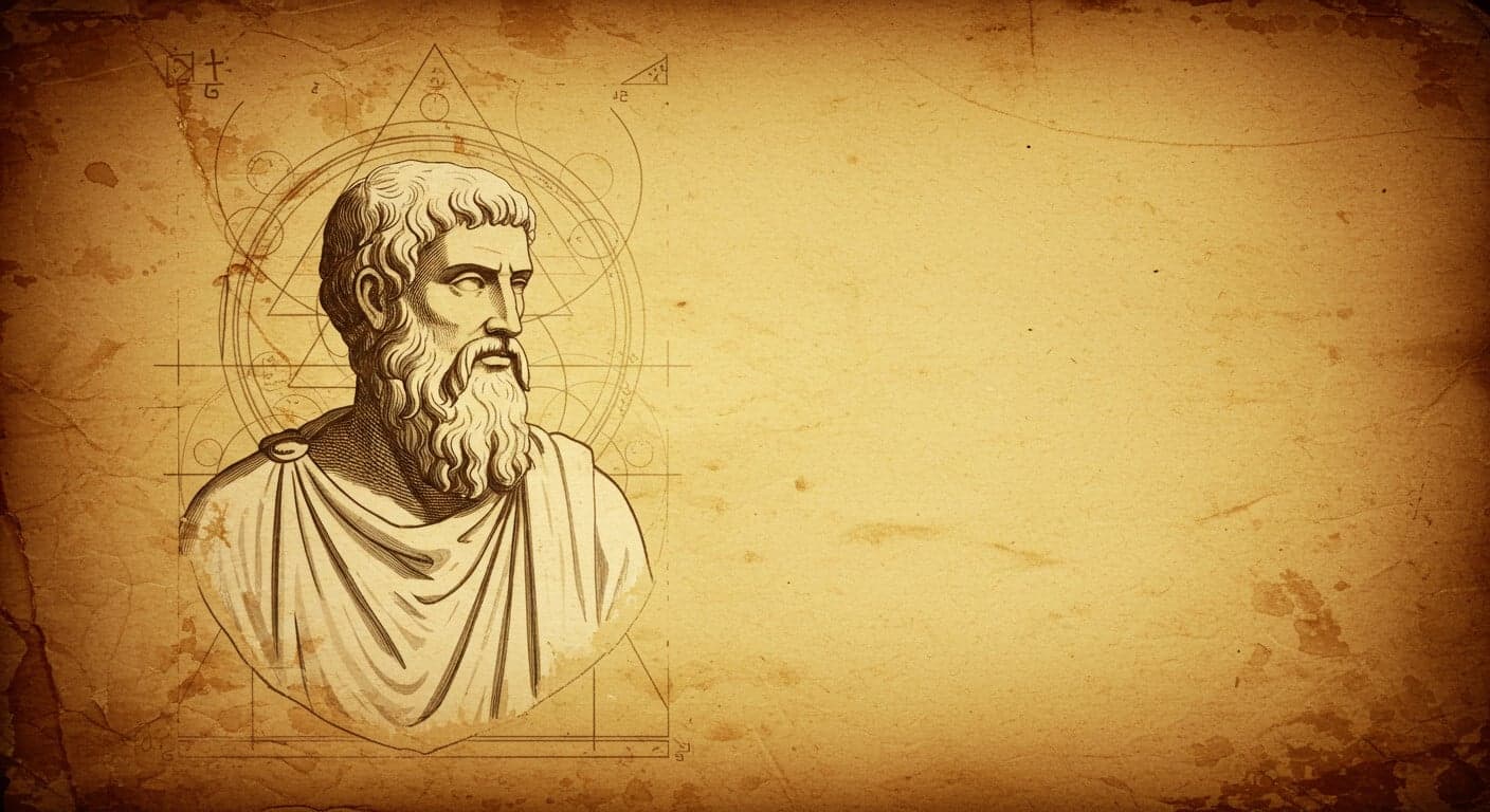 pythagoras pythagoras image on parchment