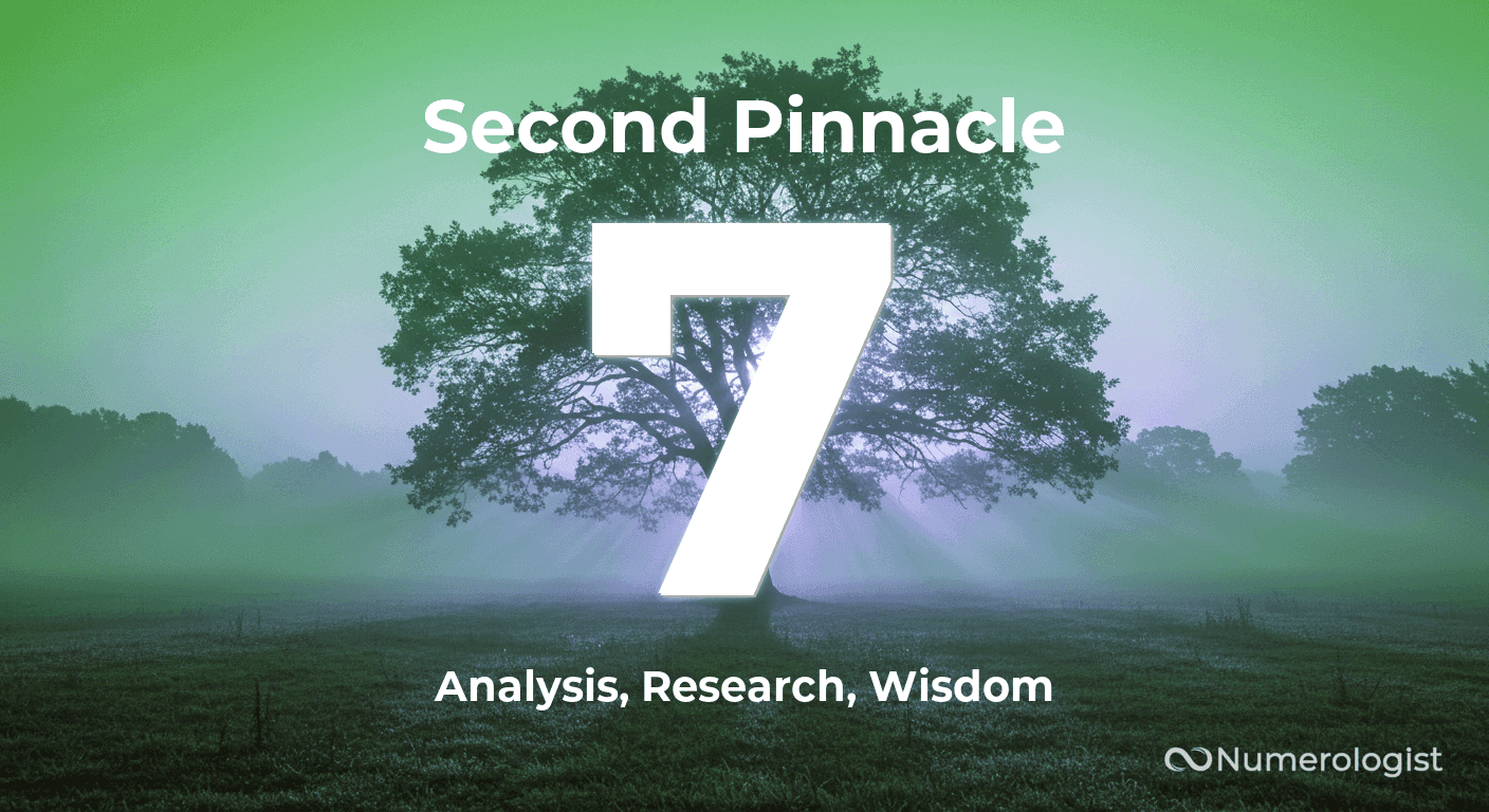 Second Pinnacle Number 7 Second Pinnacle Number 7