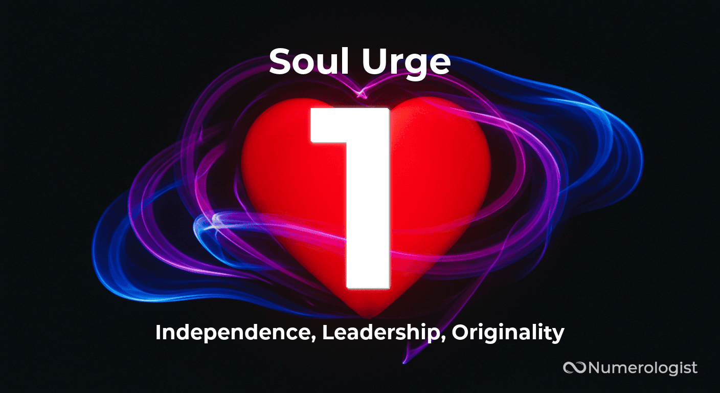 Soul Urge Number 1 Soul Urge Number 1