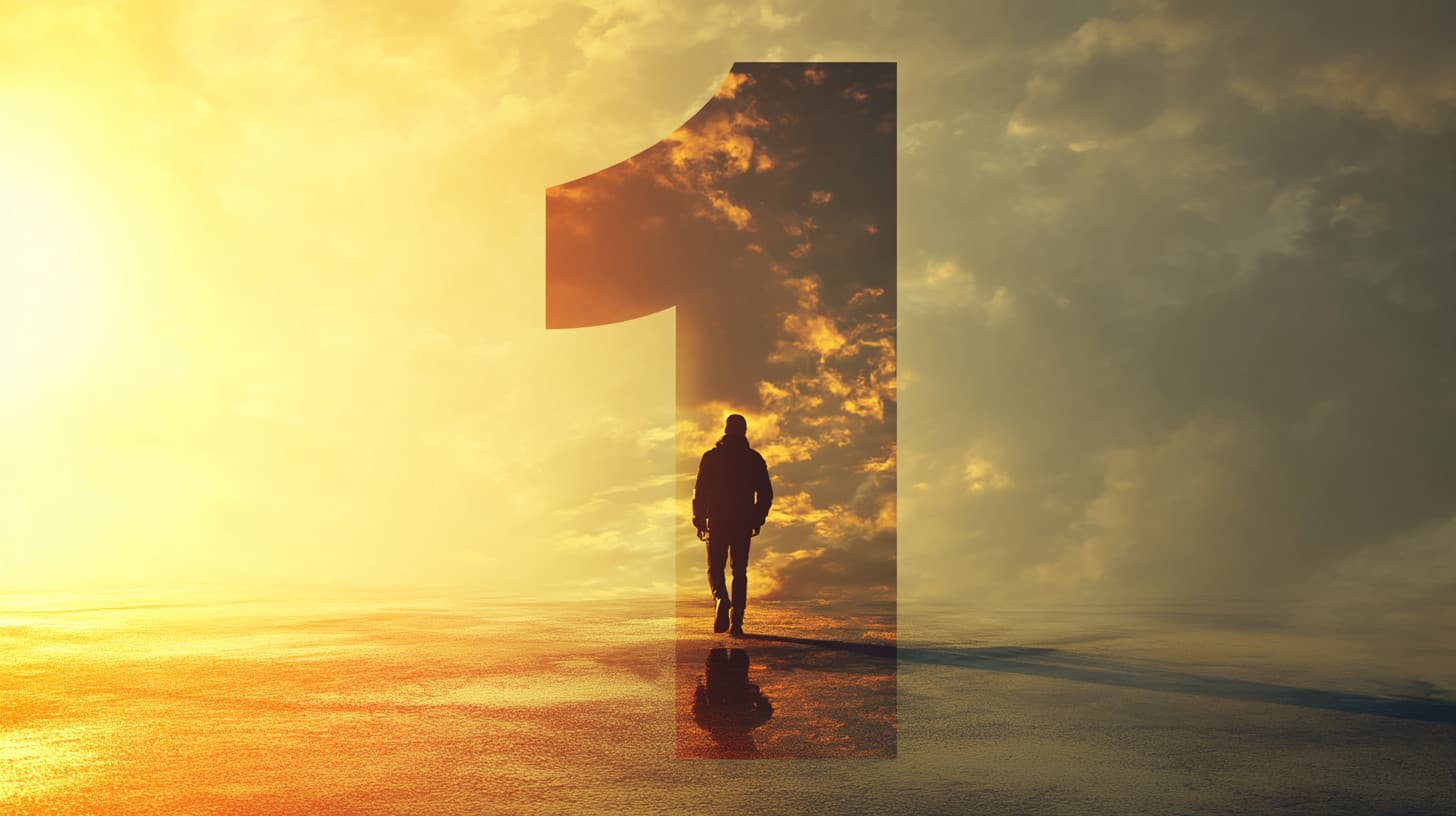 soul urge number 1 independence man walking alone showing soul urge number 1 independence